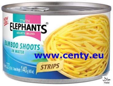 Bamboo shoots strips 227g Twin Elephants Bambussprossen Streifen