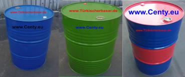 Metallfass 200L Spund Stehtisch Blechfass Stahlfass Ölfass Feuertonne Kanister Behälter Tonne Barrel Drum Trommel