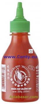 Sriracha Chilisauce 200ml scharfe Chilisauce 225gr grüner Deckel Flying Goose hot chilli sauce