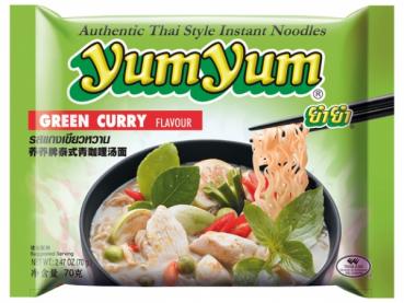 Yum Yum Instant Nudeln Grünes Curry 70g Nudelsuppe