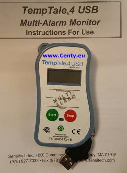 TempTale 4 USB Multi-Alarm Sensitech Temperaturmonitor Datenlogger Batterien leer