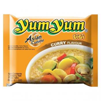 Instant Nudeln Curry 60g Yum Yum Asian Cuisine Yumyum Nudelsuppe köri Curry Flavor