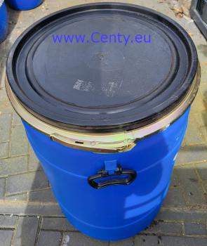 Barrel 120L lidded barrel rain barrel lid sealing rubber tension ring feeding barrel plastic barrel round barrel standing barrel rain barrel wide neck barrel