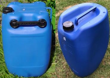 Kanister 60L Tonne Dose Fass Behälter Tank Öl Diesel Vorratsbehälter leer Säuren Laugen Plastik Kunststoff