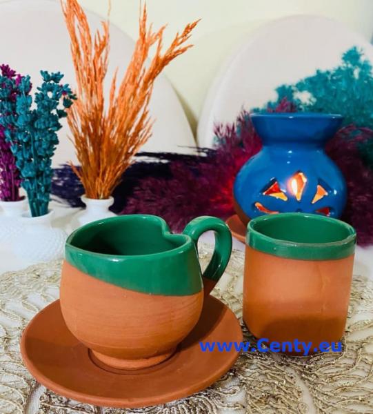 Turkish coffee set of 6 Handmade