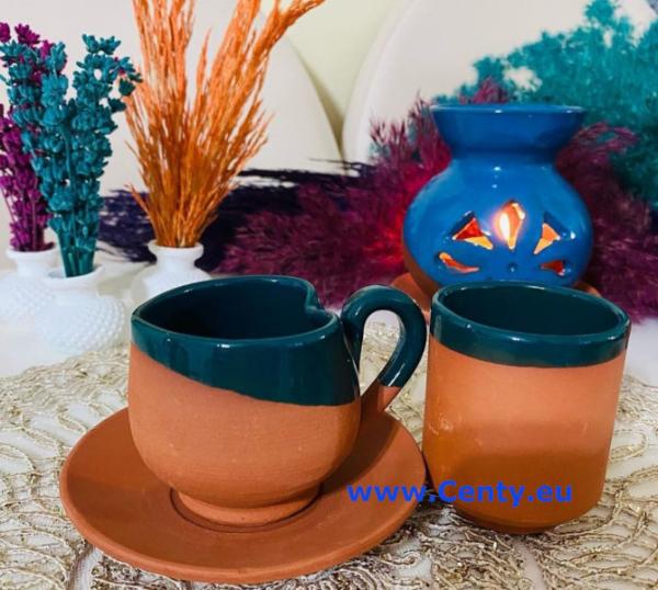 Turkish coffee set of 6 Handmade